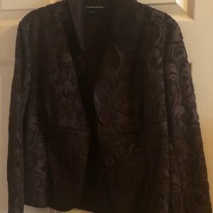 Beautiful and chic Brown suede jacket